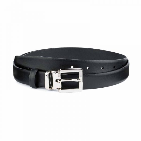 1-inch-Black-Leather-Belt-25-mm-Italian-Buckle-Capo-Pelle