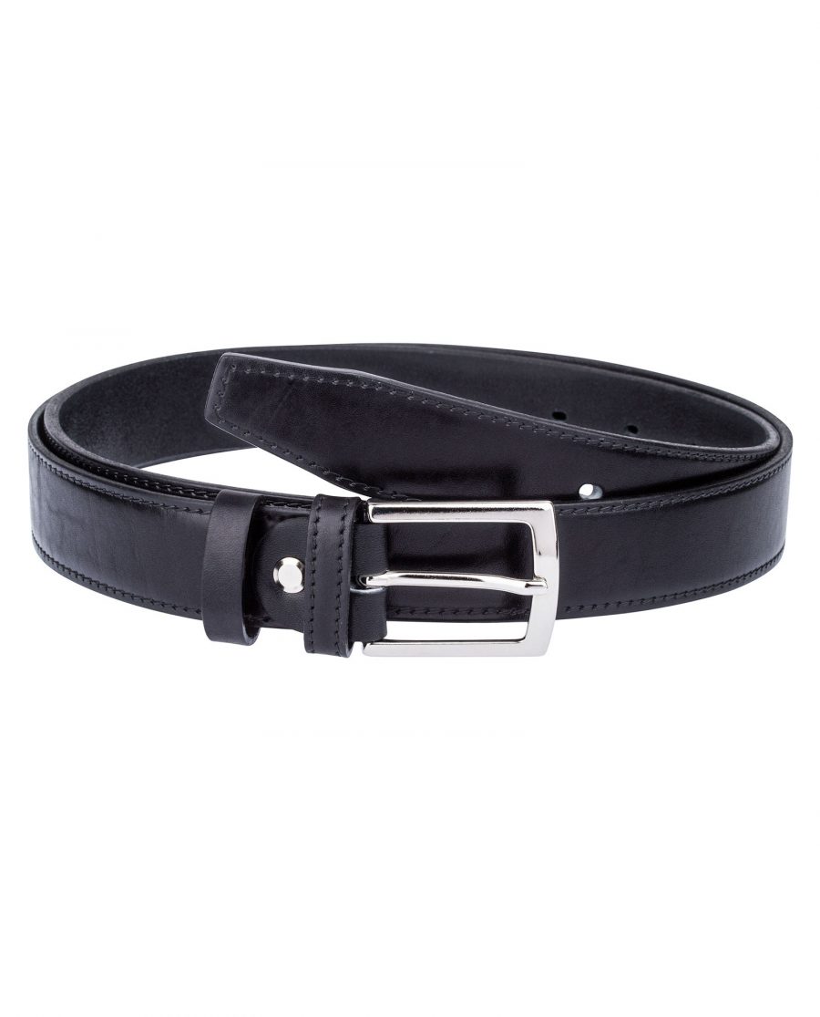 Black-Classic-Leather-Belt-Front-image