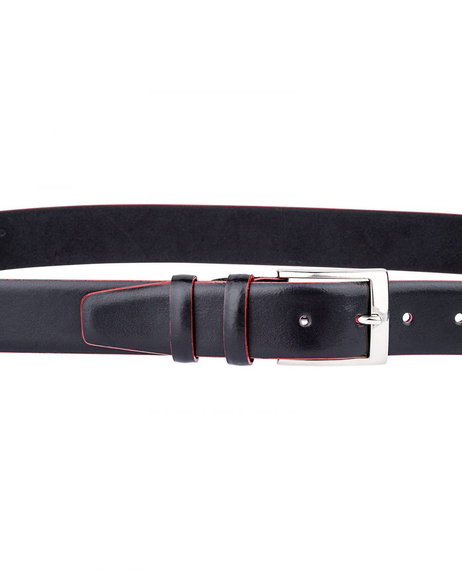 Black-Leather-Belt-With-Red-Edges-Buckle