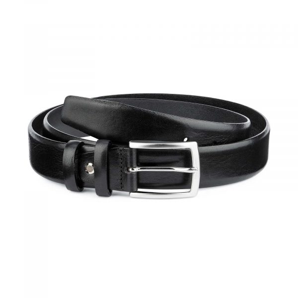Black-Vegetable-Tanned-Leather-Belt-Capo-Pelle-Main-picture