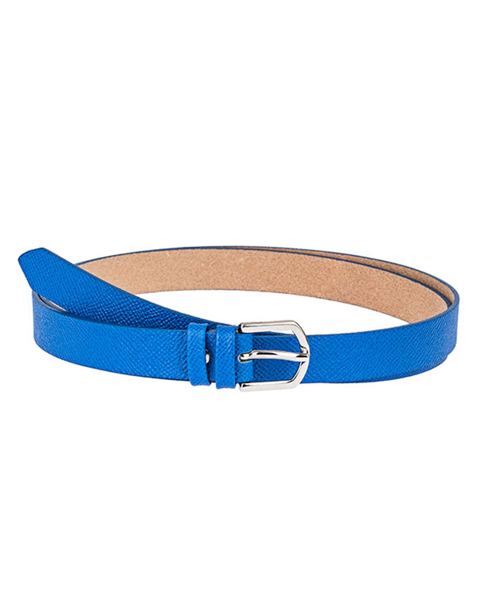 Buy Blue Women's Belt - Saffiano Leather - Free Shipping