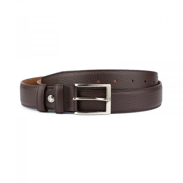 Brown Leather Belt for Men 1
