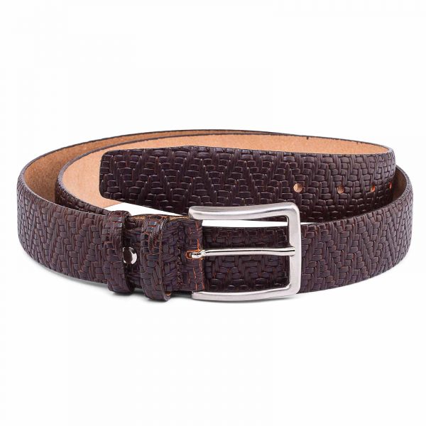 Brown-Mens-Formal-Belt-Exclusive-by-Capo-Pelle-Main-picture