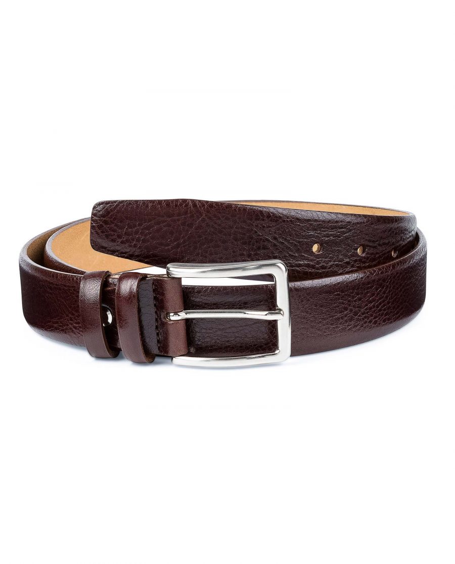 Capo-Pelle-Cognac-Brown-Leather-Belt-First-image