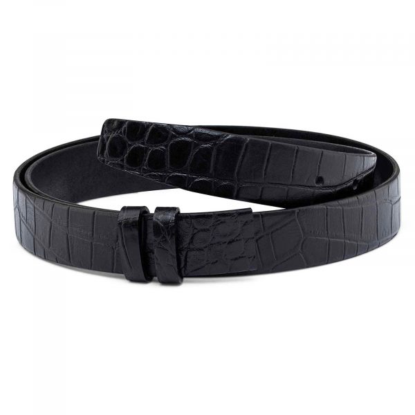 Croco-Embossed-Belt-Strap-30-mm-First-picture