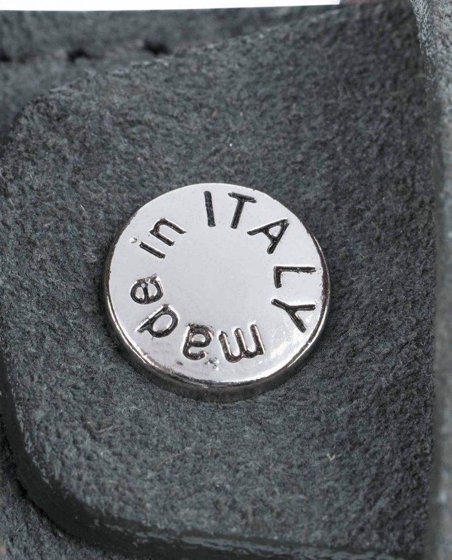 Gray-Suede-Belt-Mens-Screw-Made-in-Italy