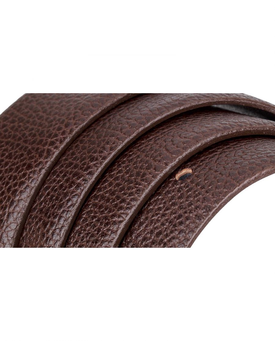 Mens-Belt-Brown-Rolled-strap