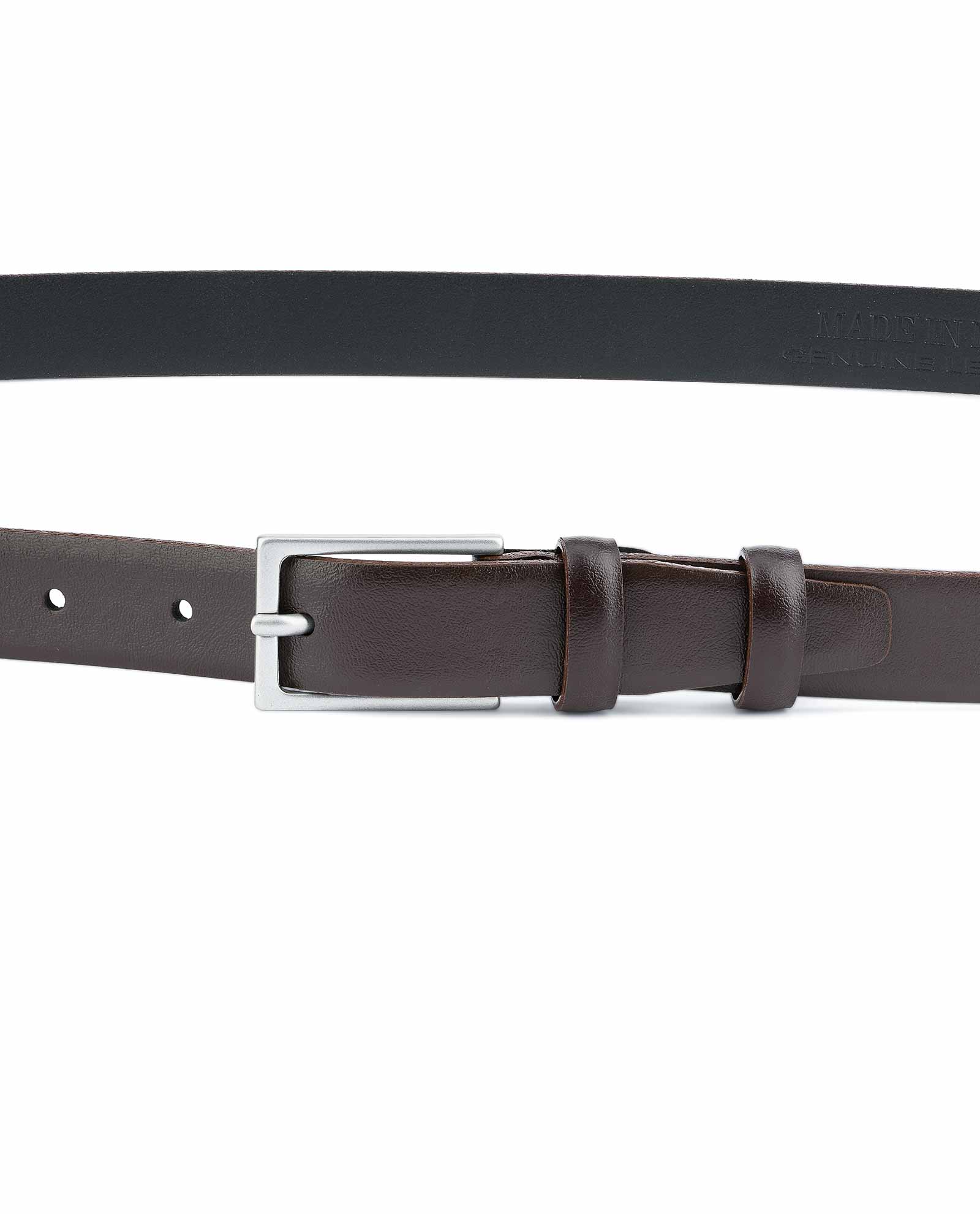 Ladies And Men’s Genuine Leather Belt Brown Colour Size L 45mm WideX115cm Long 
