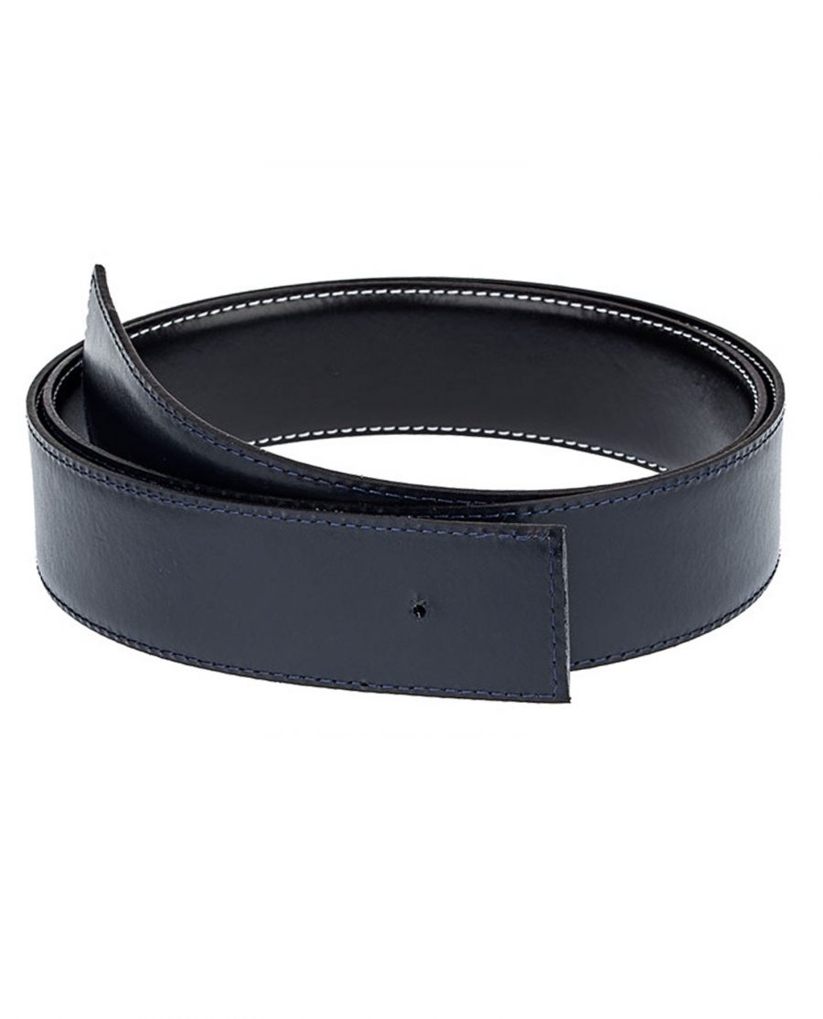 Navy-Reversible-Thick-Belt-Strap-Front-Image