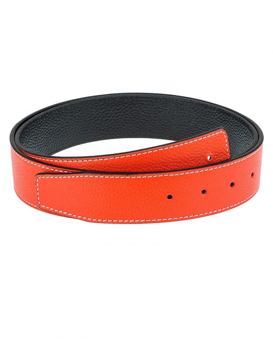 Orange-h-belt-strap-wide