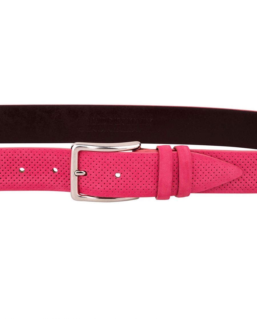 Pink-Belt-Nubuck-Leather-ON-pants