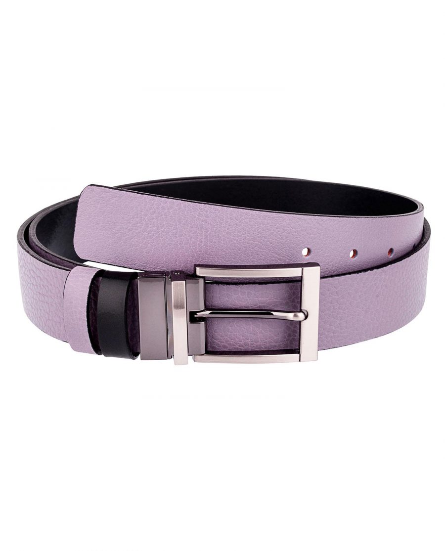 Purple-Belt-Reversible-leather-First-picture