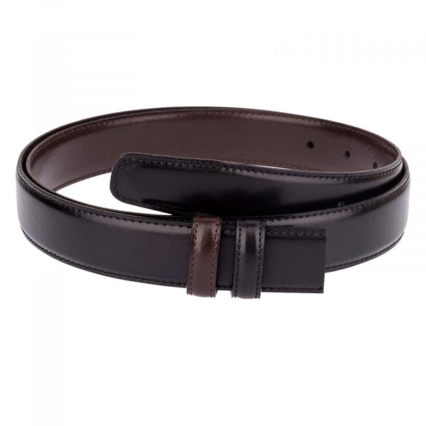 Reversible-Belt-Strap-Black-Brown-Front-picture