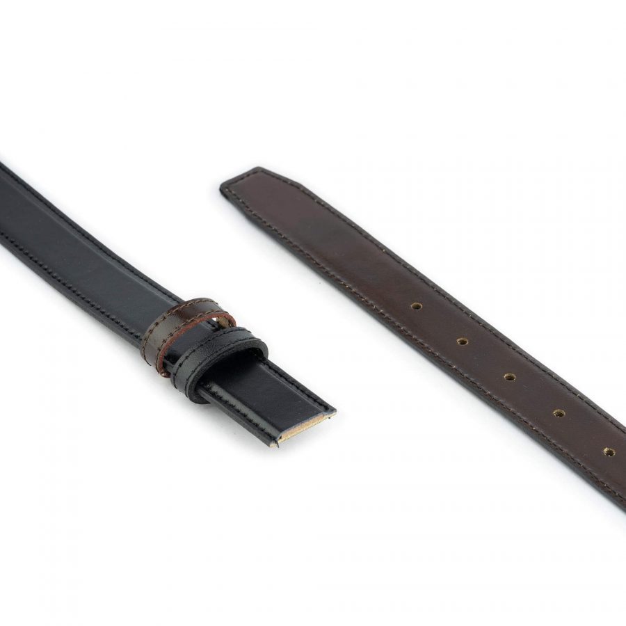 Reversible Belt Strap Black to Brown 30 mm 5