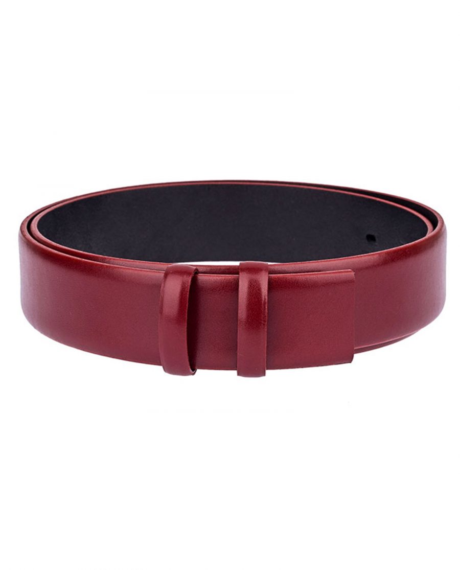 Ruby-Leather-Belt-strap-Front-Image