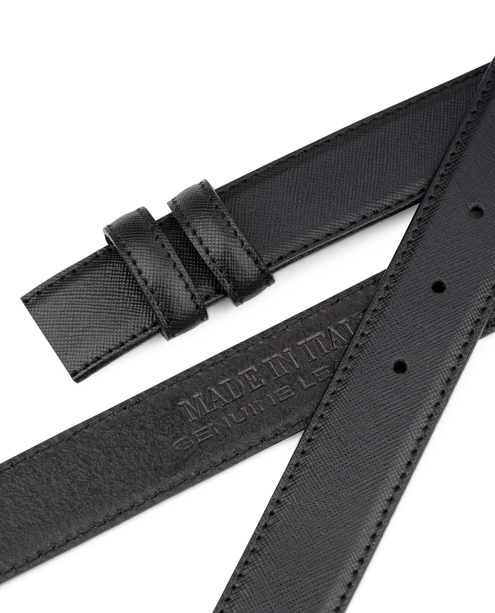 saffiano leather strap
