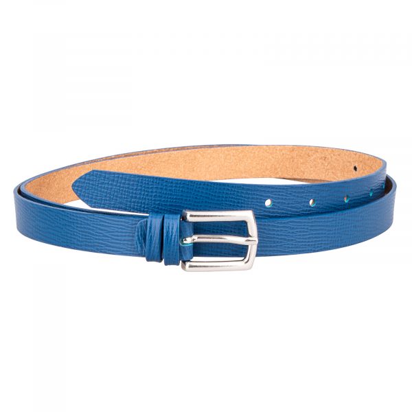 Striped-Blue-Skinny-Belt-Front-Image