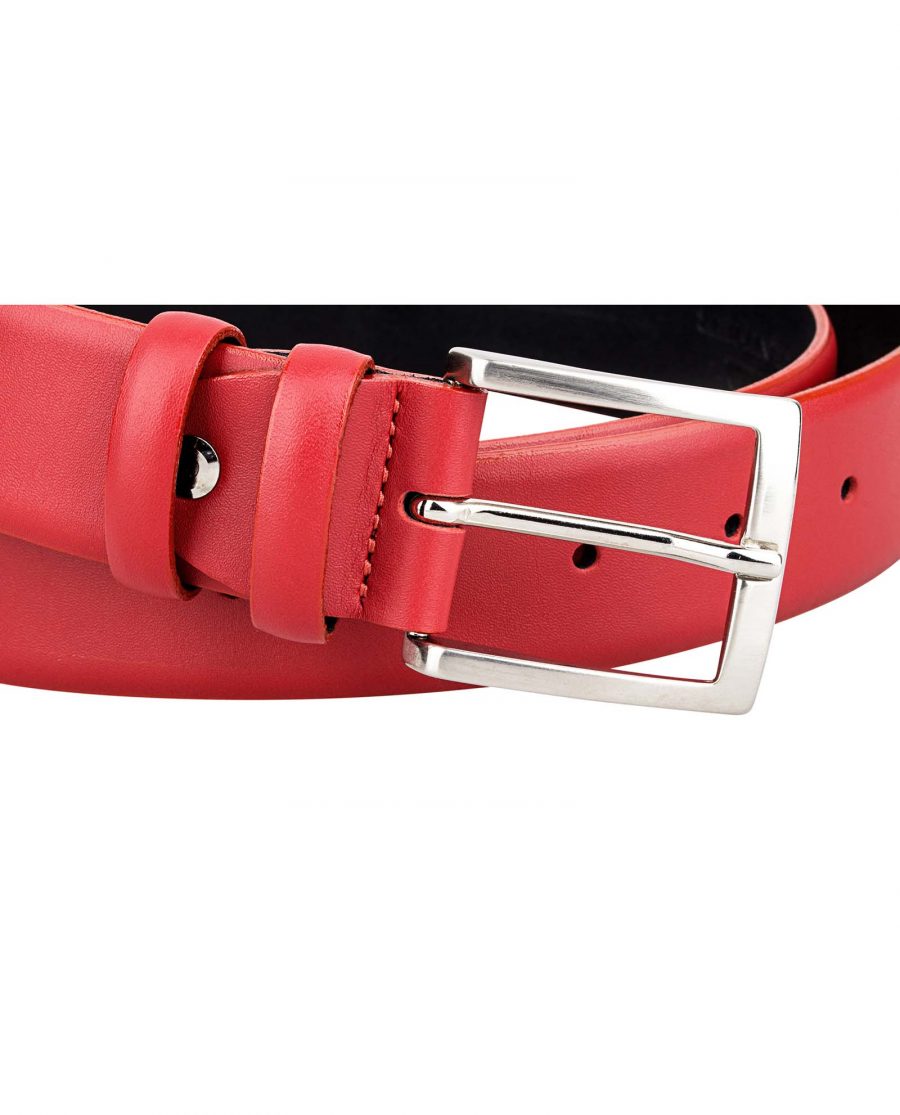 Womens-Red-Belt-Buckle-image