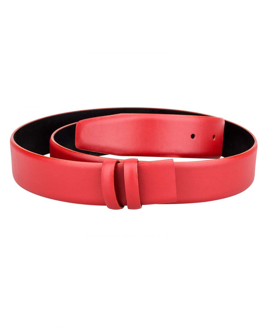 Womens-Red-Belt-Strap-Main-picture