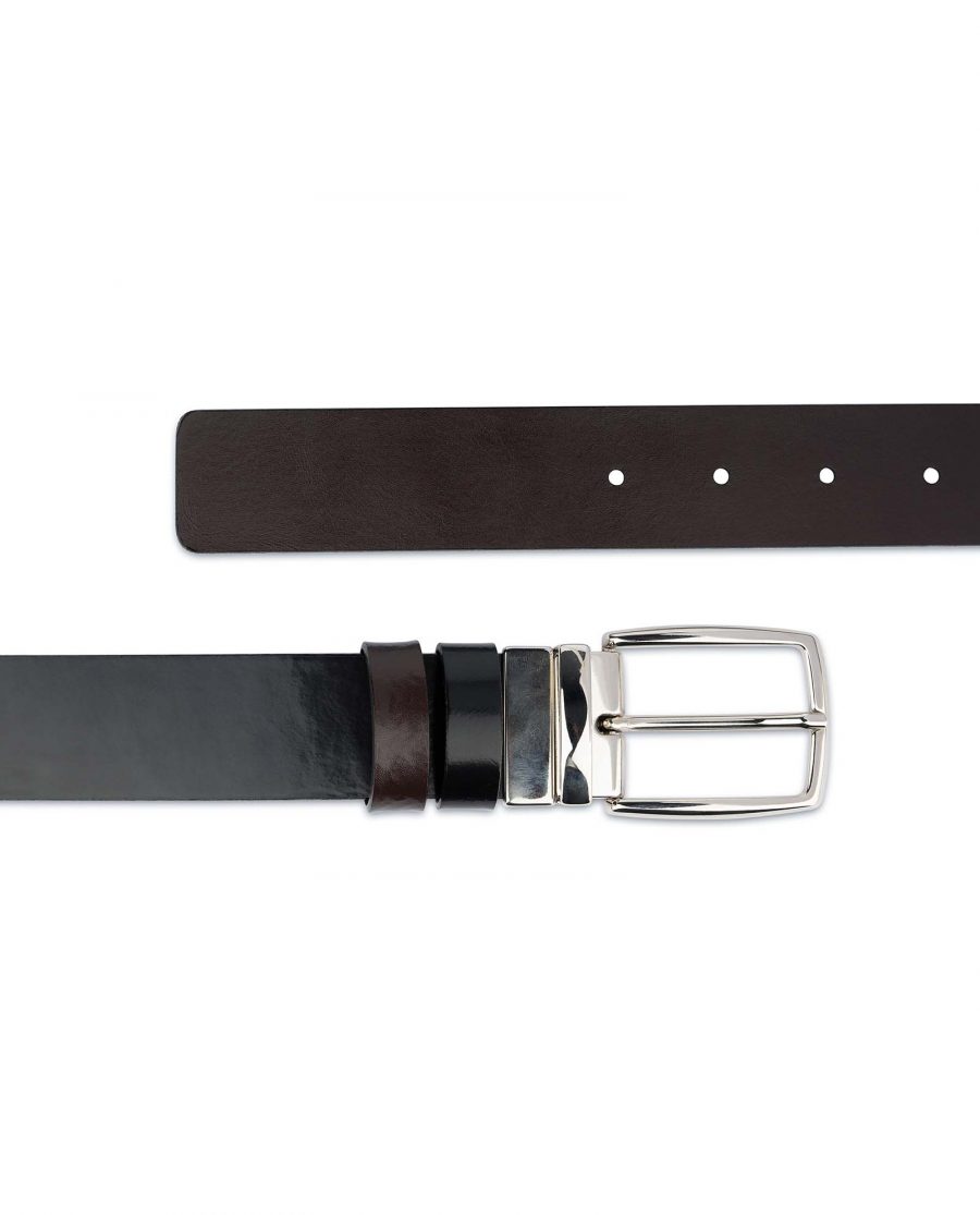 Black-Patent-Leather-Belt-Mens-Reversible-Brown