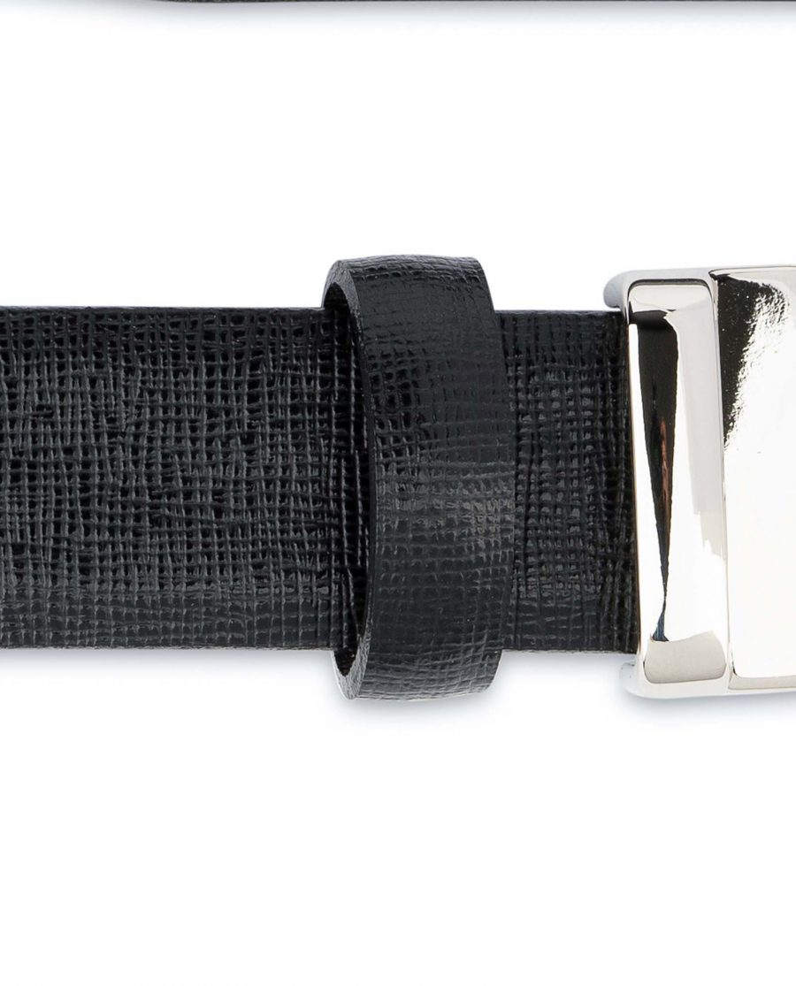 Black-Womens-Belts-For-Dresses-Saffiano-Leather-Quality