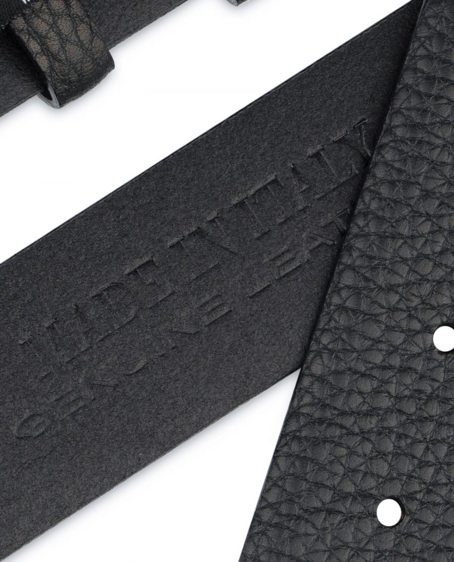 Black Mens Belt for Buckles Genuine Leather Designer fashion