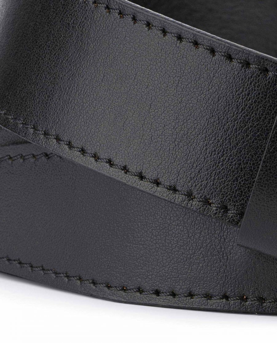 Black Leather Strap for Ratchet Belt 3