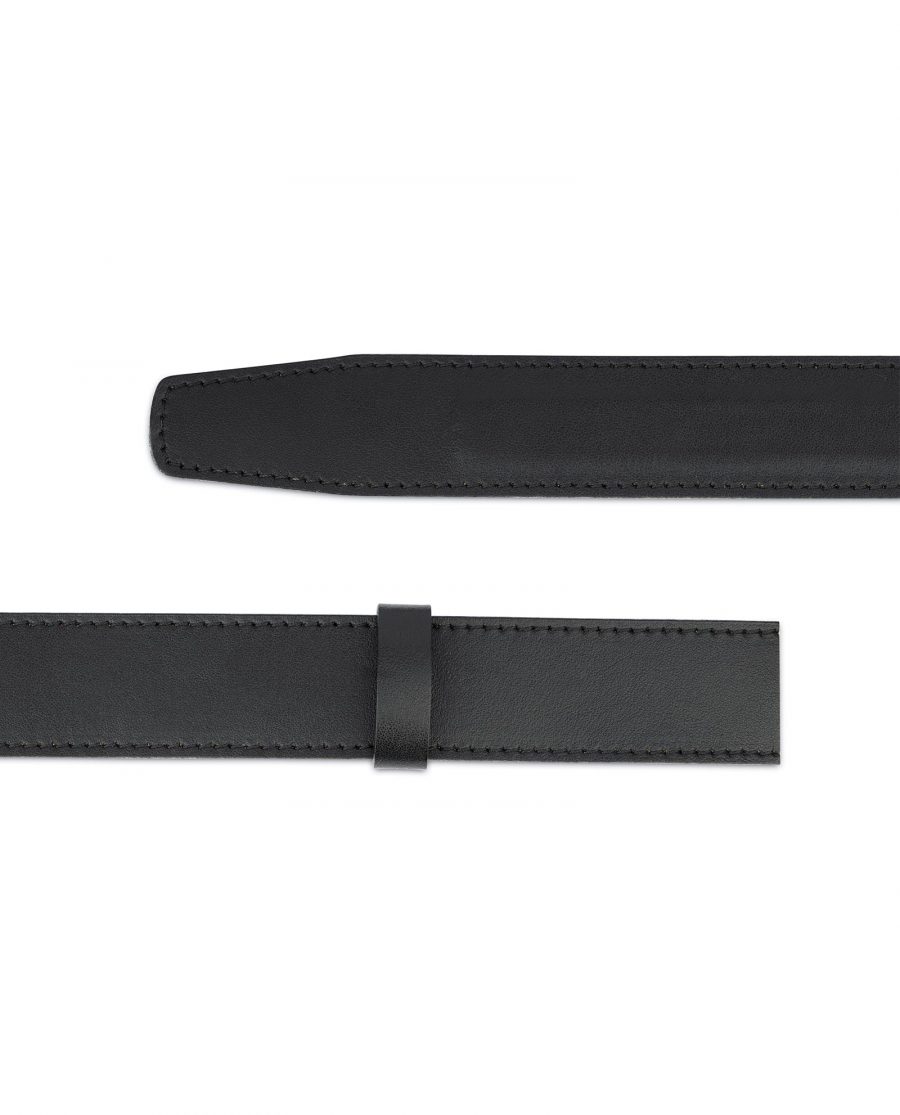 Black Leather Strap for Ratchet Belt 5