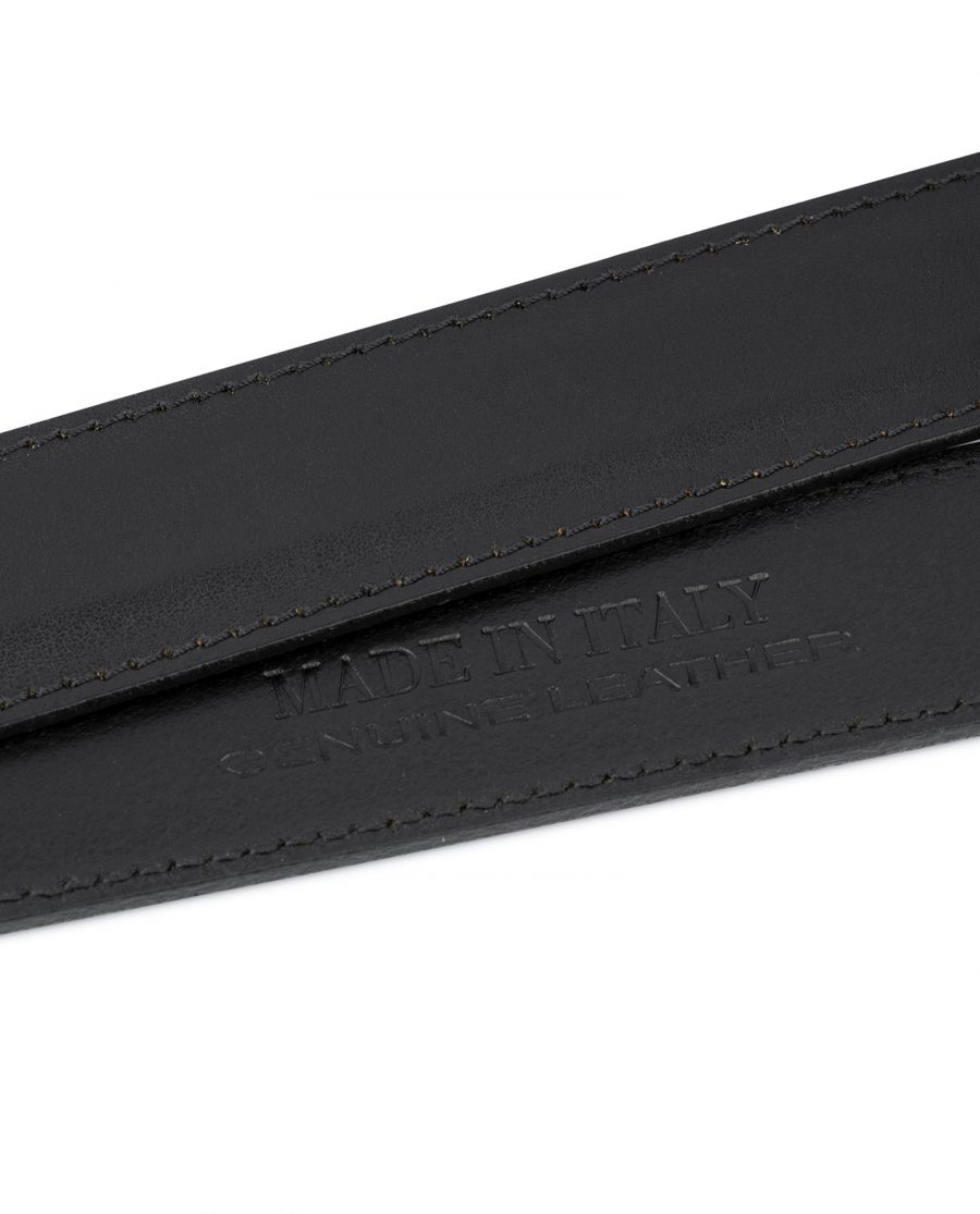 Black Leather Strap for Ratchet Belt 7