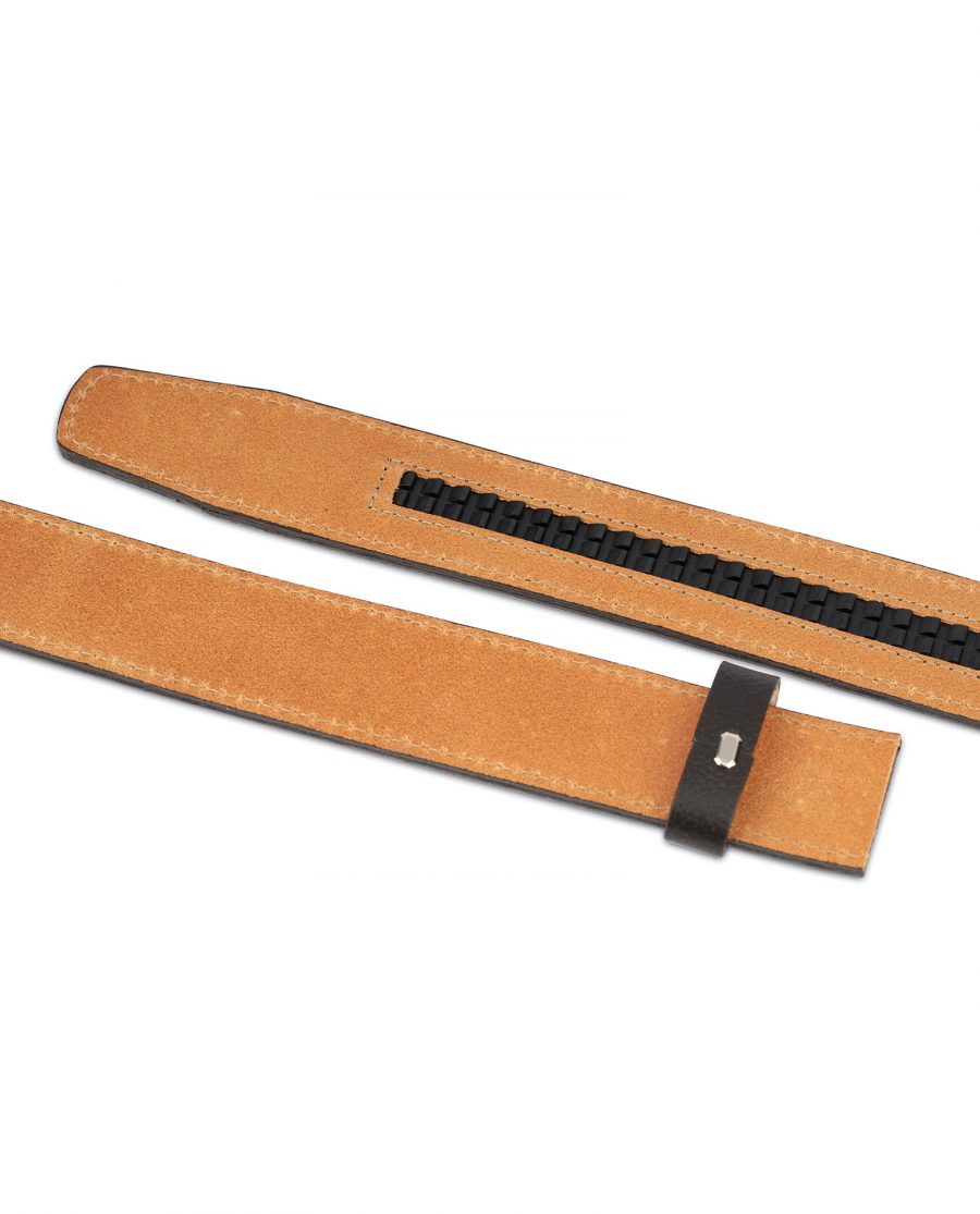 Brown Leather Strap for Mens Slide Belt 6