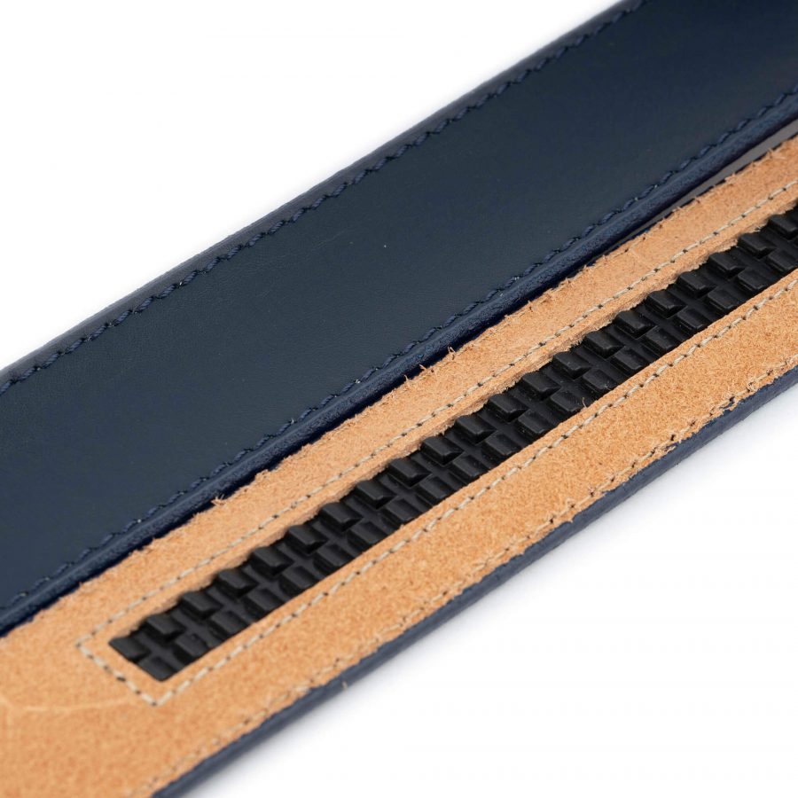 Dark Blue Leather Strap for Ratchet Belt 002