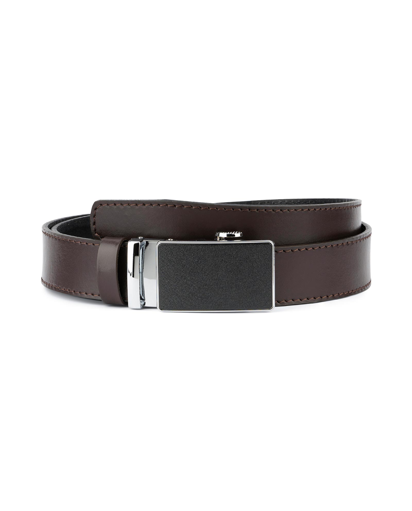Dark Brown Comfort Click Belt for Men 