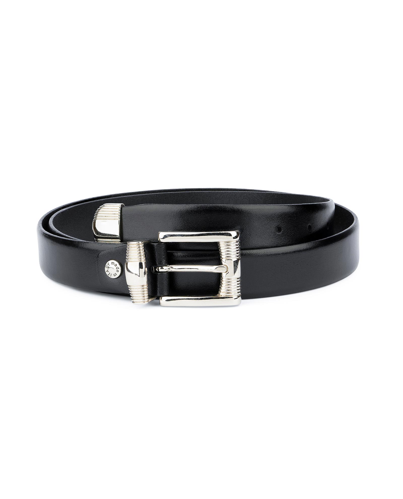 Dents Mens Reversible Leather Belt with Metal Keeper 