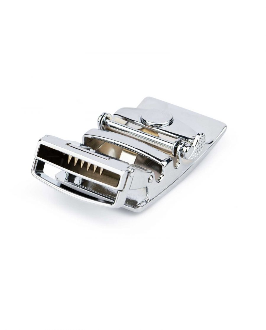 White Automatic Belt Buckle 3