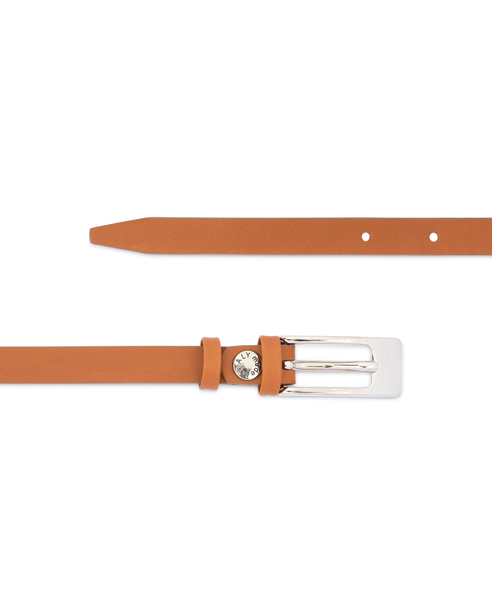 thin tan belt