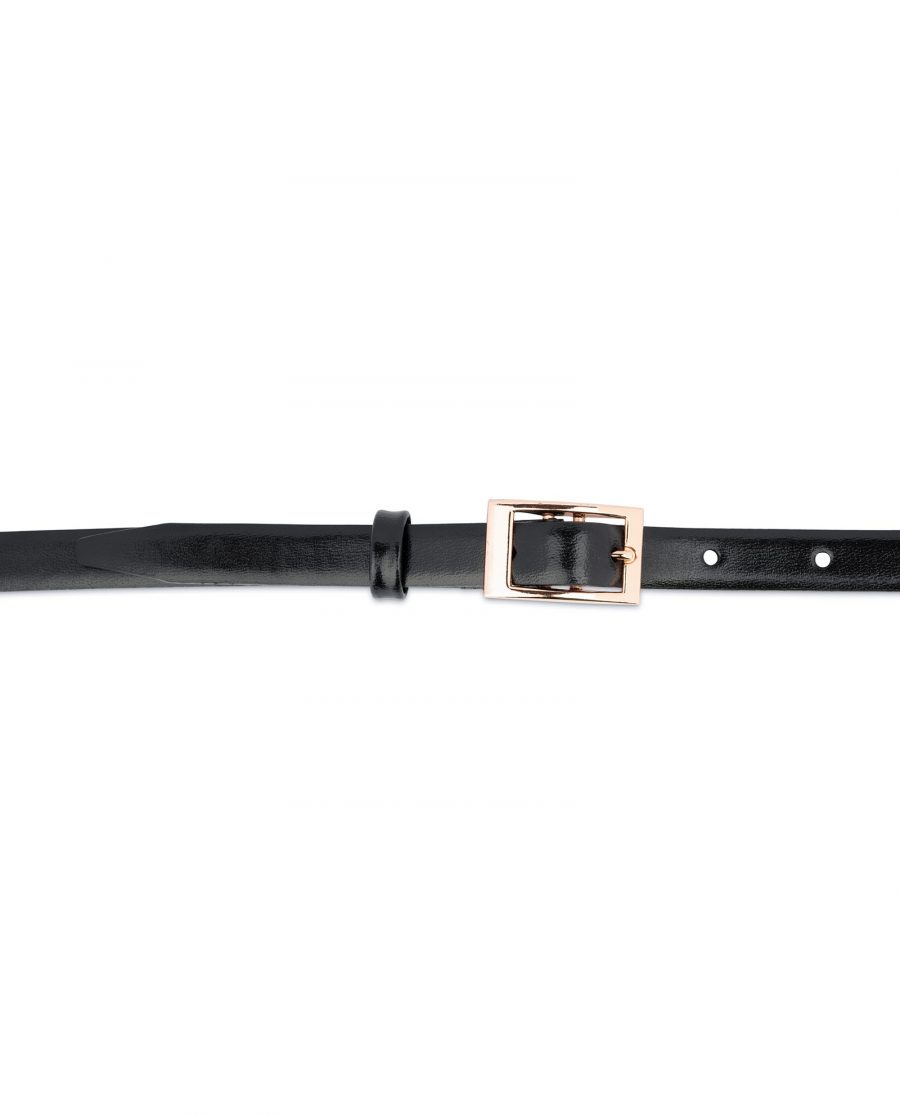 Belt With Rose Gold Buckle 15 mm 2