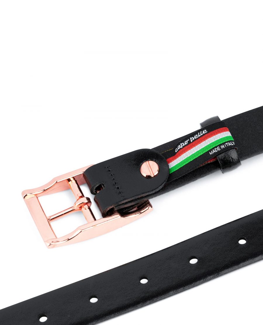 Belt With Rose Gold Buckle 25 mm 2