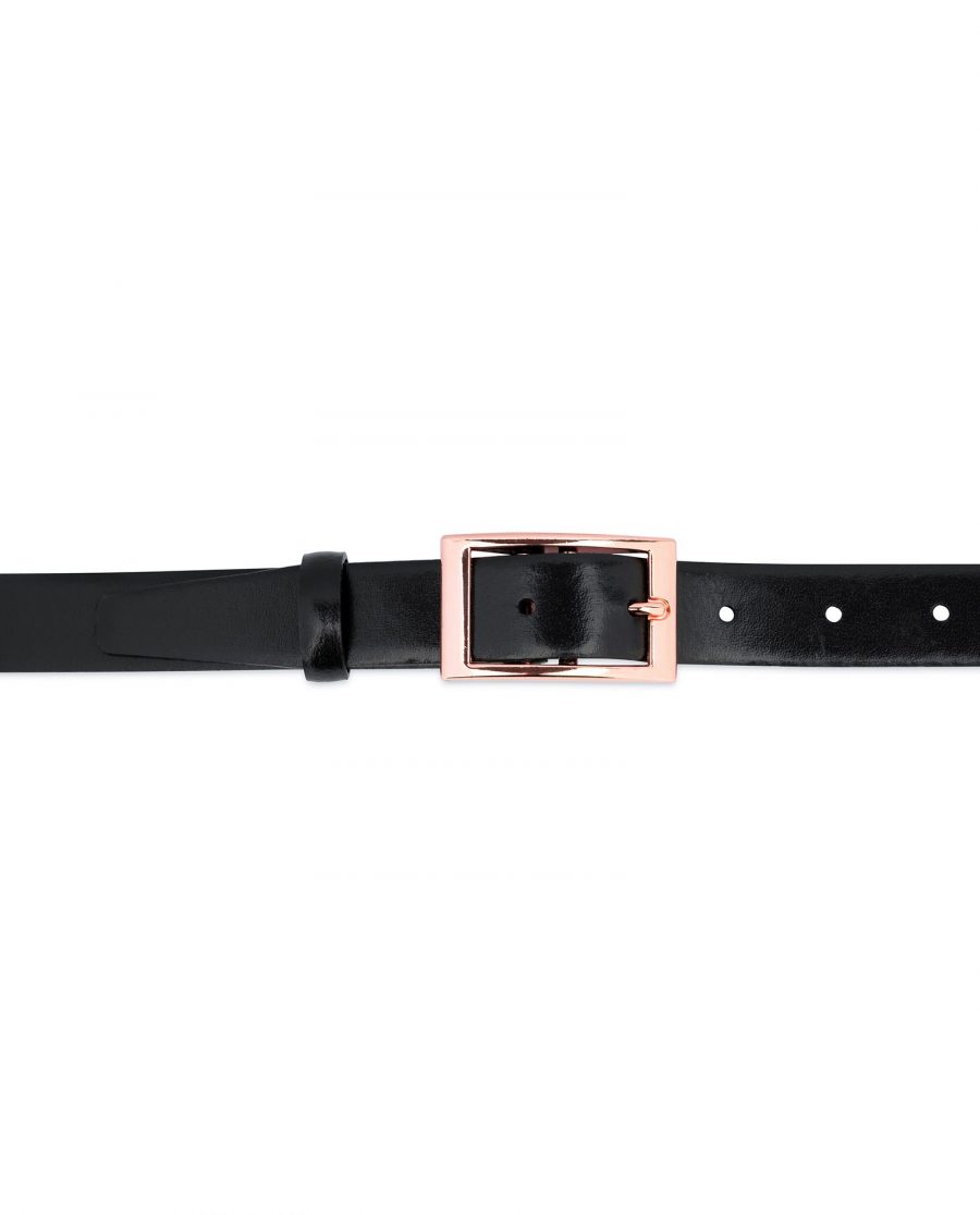 Belt With Rose Gold Buckle 25 mm 4