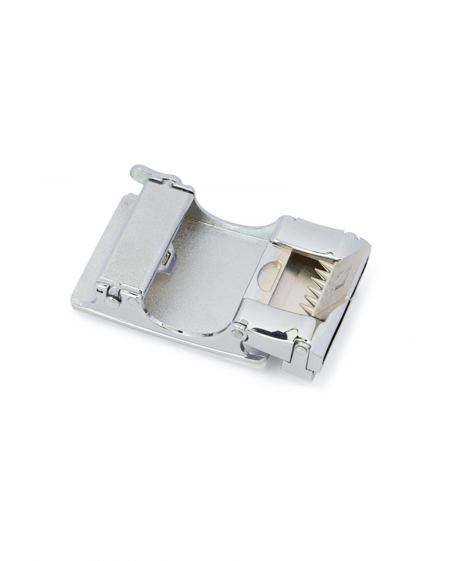 White Automatic Belt Buckle 4
