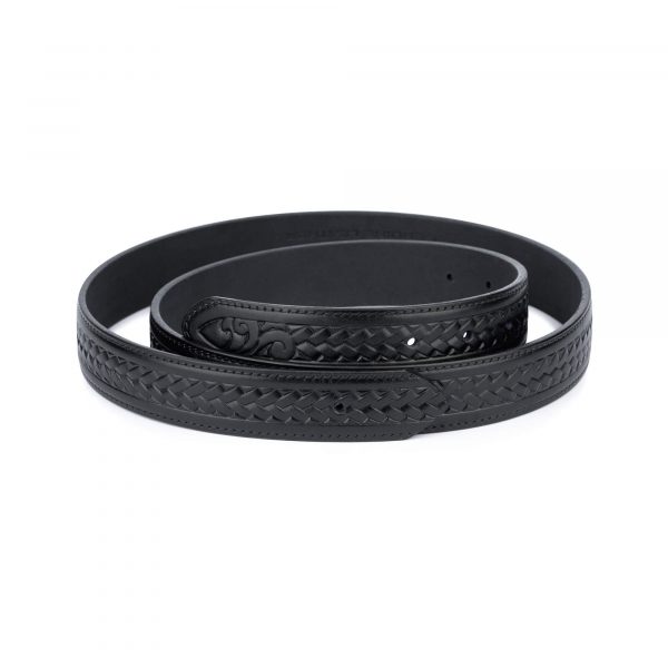 full grain mens belt without buckle 1