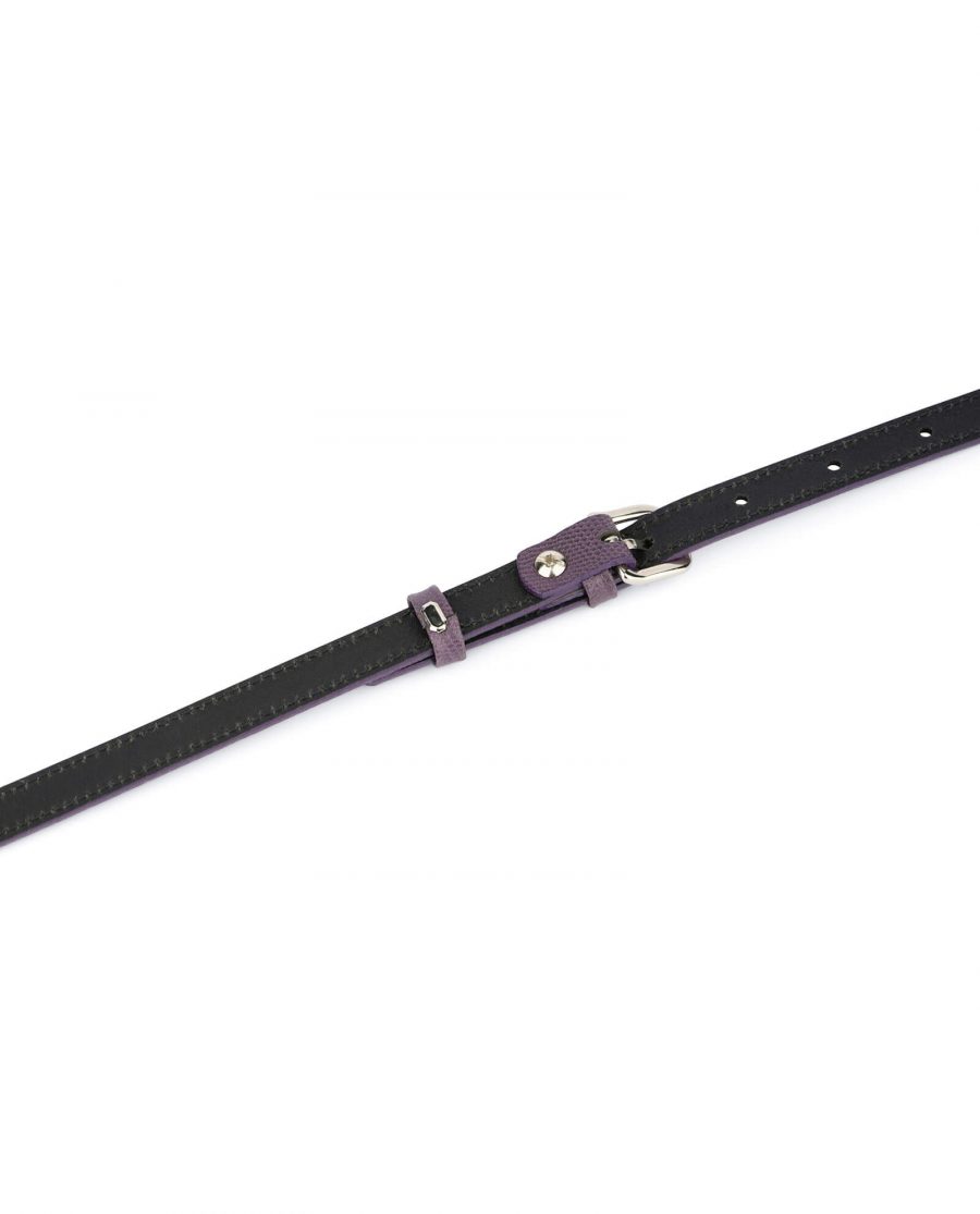 violet womens skinny belt 4