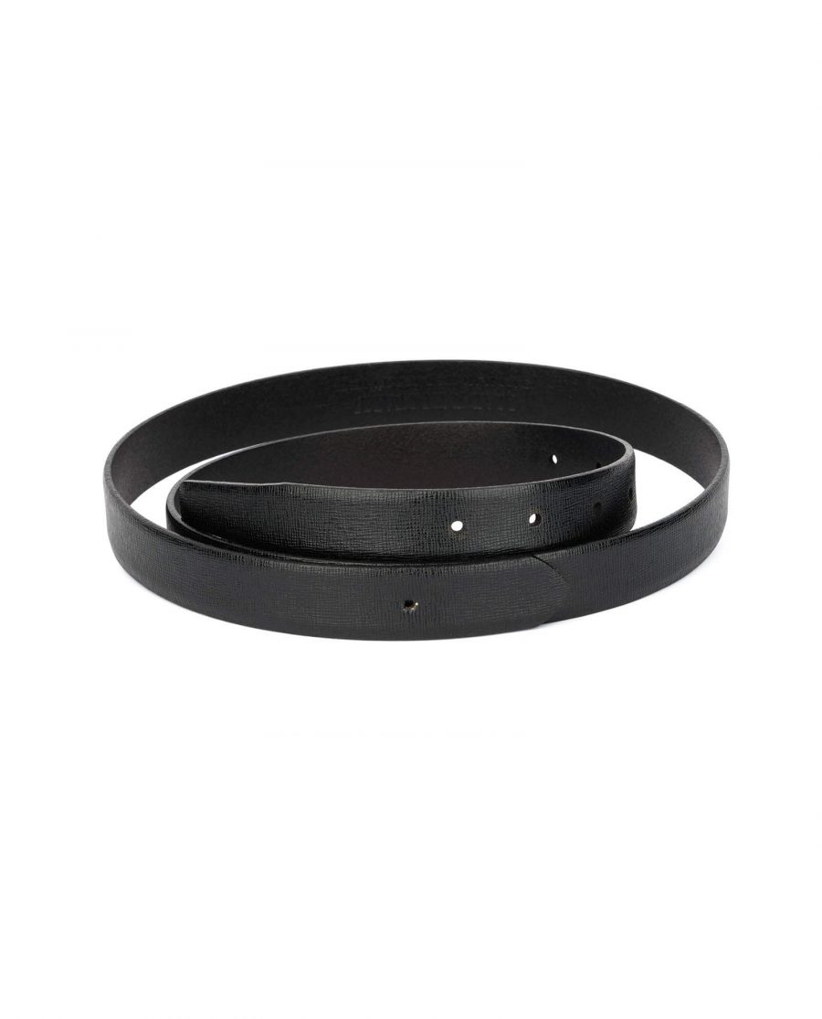 25 mm saffiano leather reaplacement belt strap 2