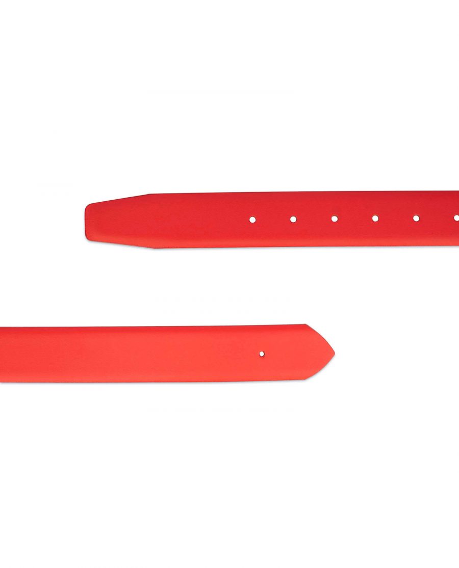 replacement red mens belt strap 1