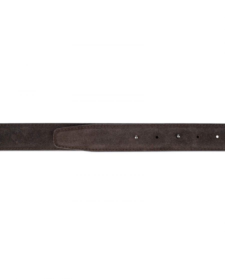 mens brown suede belt without buckle 35usd 28 42 2