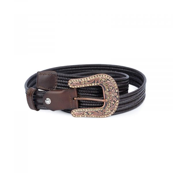 3 for £10  snake belts elastic  fits 30 to 44 waist   black  & black gold 
