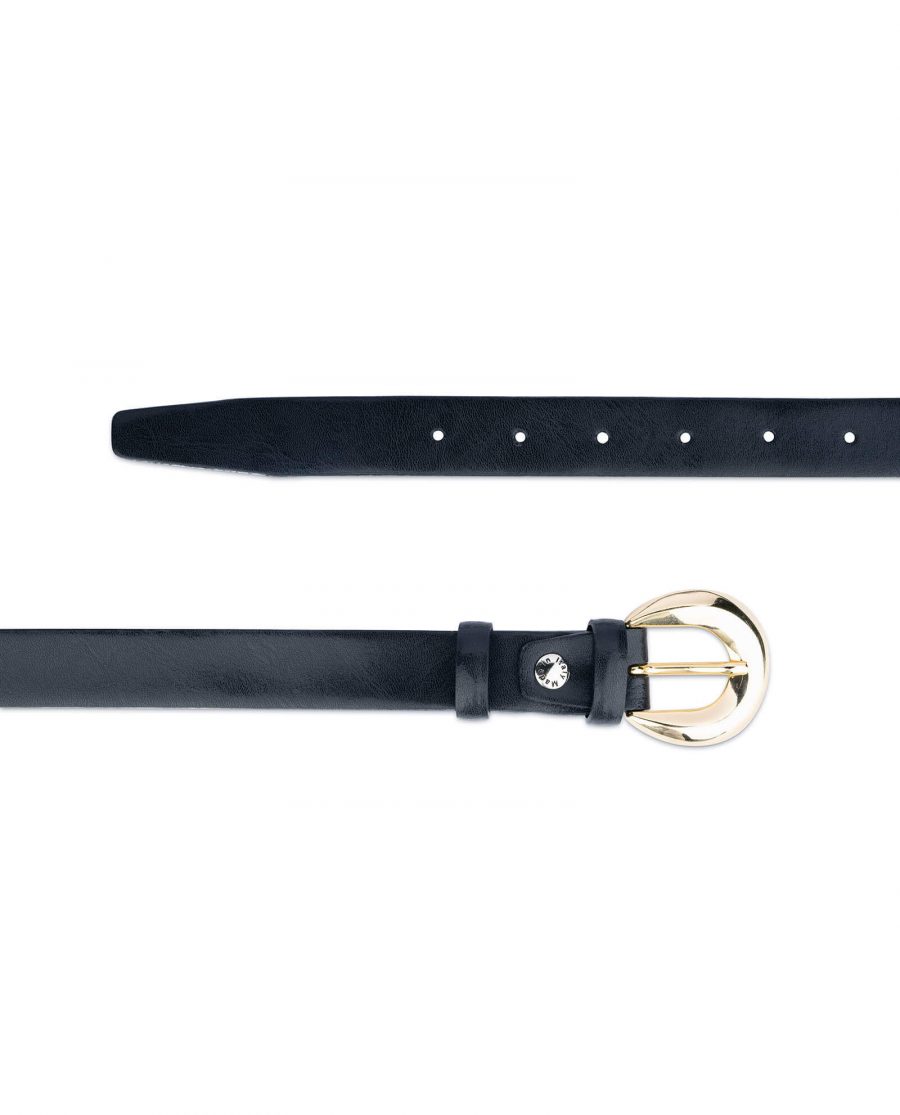 womens black belt with gold buckle 2 5cm 45usd 3