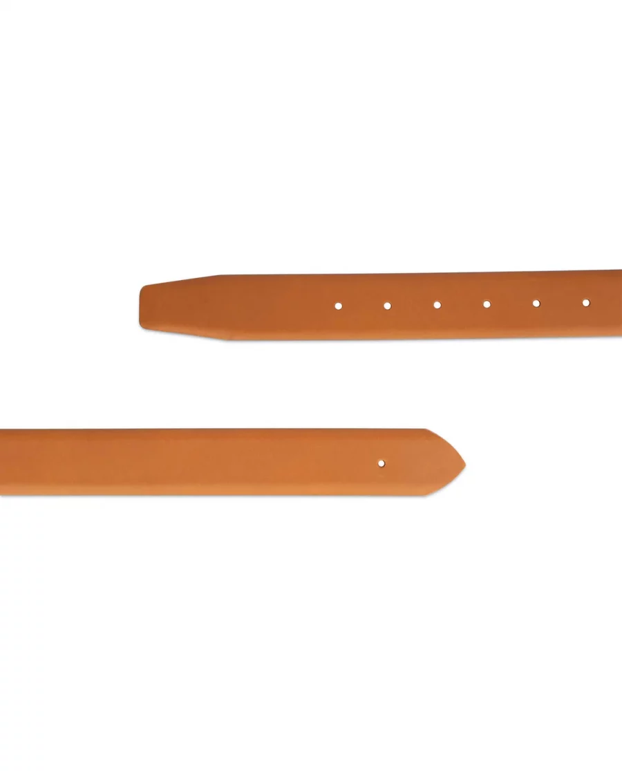 Brown Leather Belt Strap 35mm 2