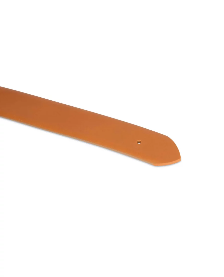 Brown Leather Belt Strap 35mm 3