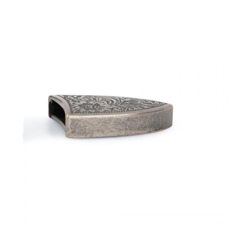 silver metal end belt tip 21 mm 4