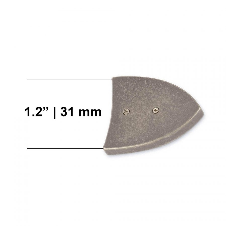 silver metal end belt tip 31 mm 4